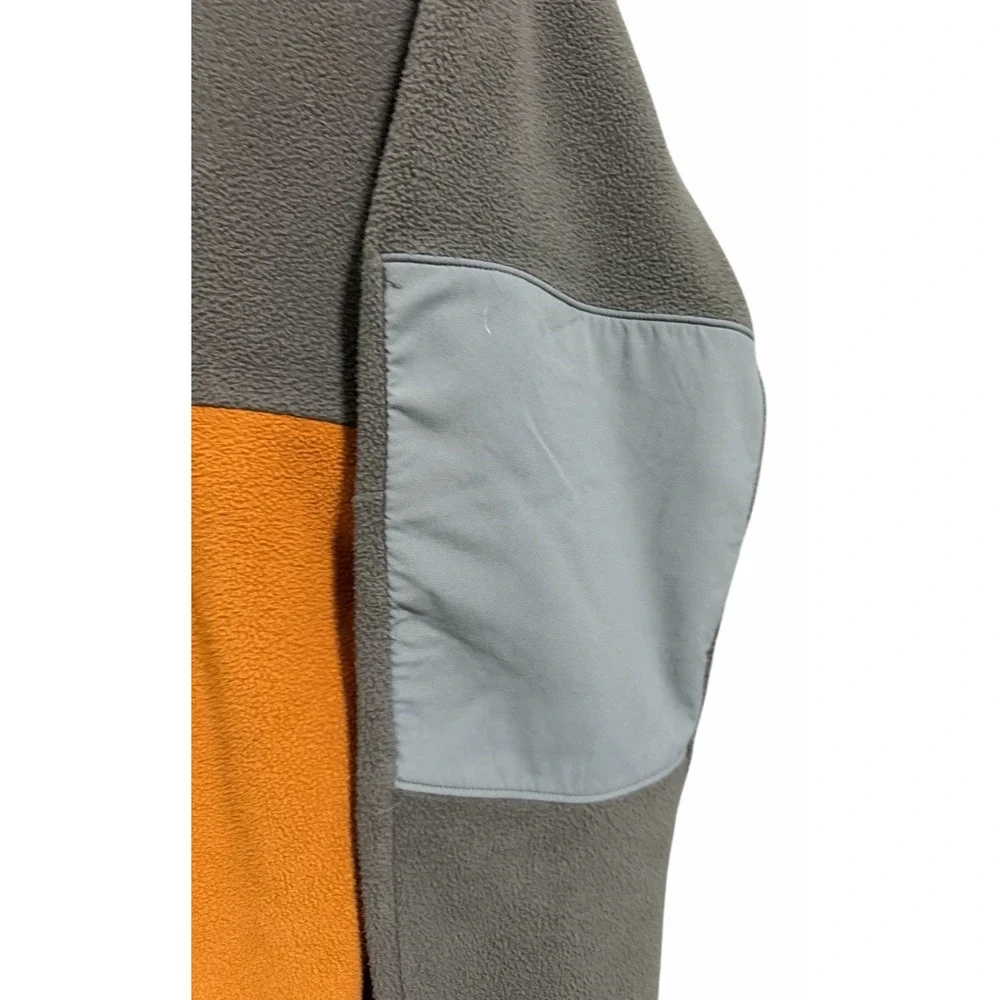 Rei Co-op 1/2 Zip Pullover‎ Fleece Orange/Green/Gray Men's Size Large